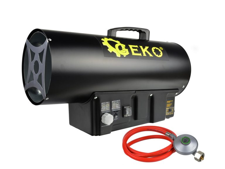 Dujinis šildytuvas GEKO GH-30 / G80412 (40 kW, su termostatu ir reduktoriumi)