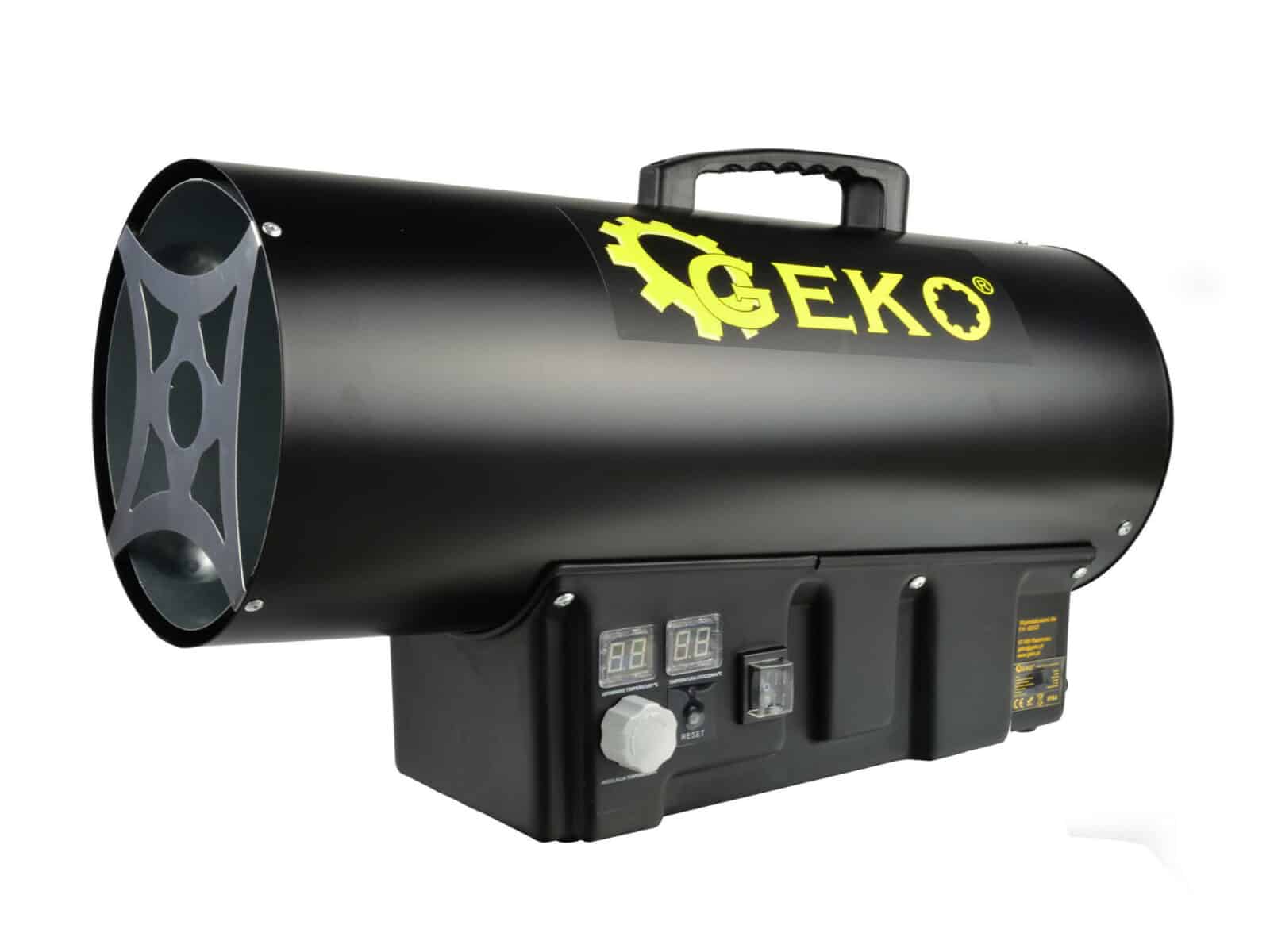 Dujinis šildytuvas GEKO GH-30 / G80412 (40 kW, su termostatu ir reduktoriumi)
