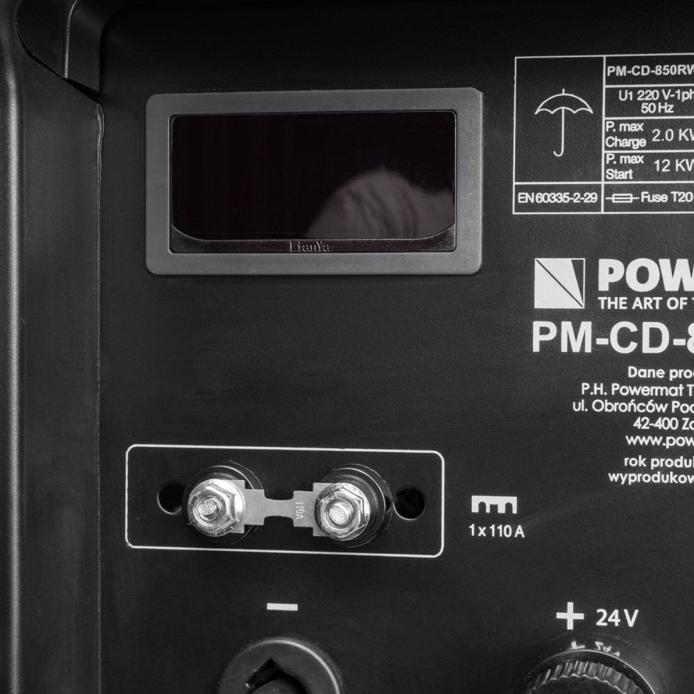 Akumuliatoriaus pakrovėjas - užvedėjas 850A