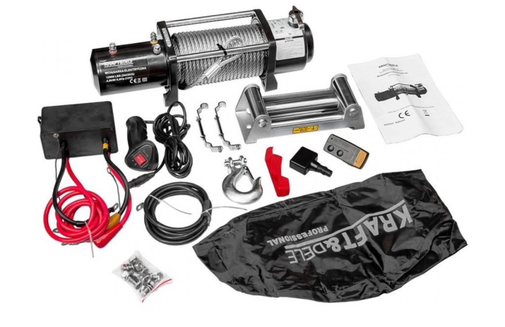 Elektrinė gervė / telferis KRAFT&DELE KD1564 (4,3 t, 12 V)