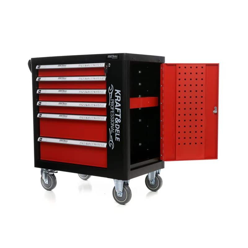 Įrankių spintelė su įrankiais 263 vnt. KD362 - Kraft&Dele