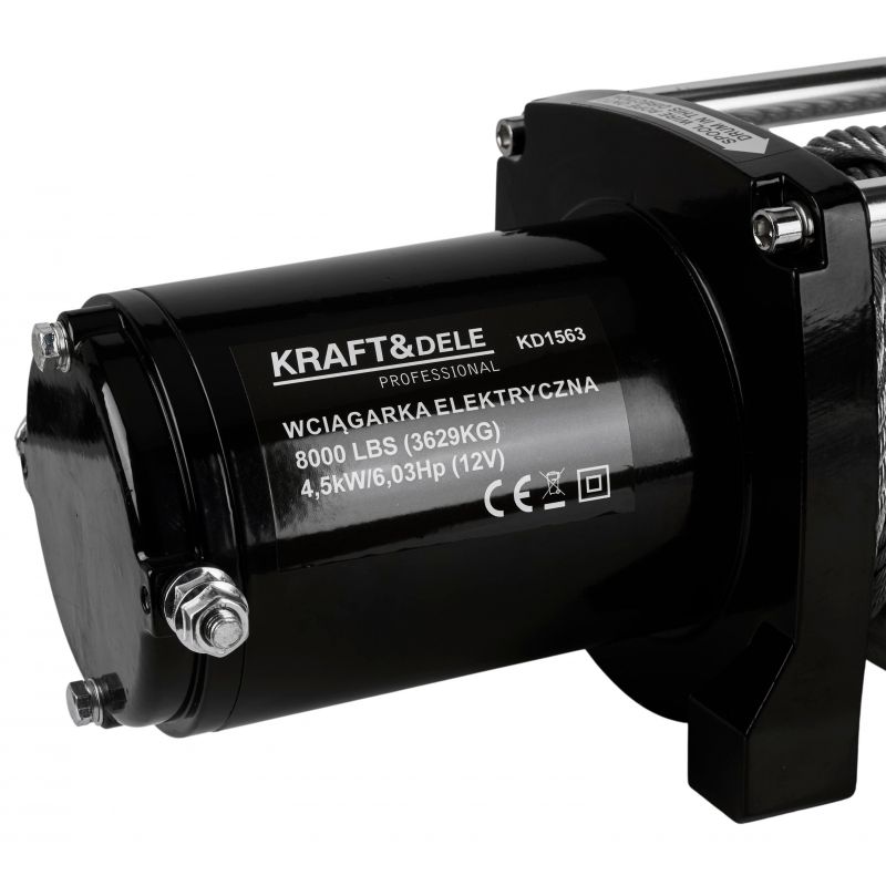 Elektrinė traukimo gervė KRAFT&DELE KD1563 (12 V, 3,6 t) 21 Elektrinė traukimo gervė KRAFT&DELE KD1563 (12 V, 3,6 t)