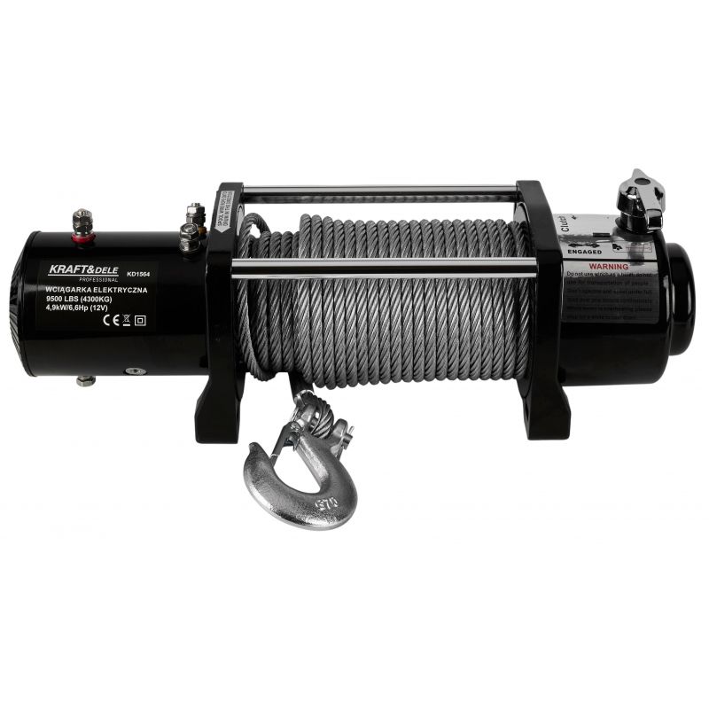 Elektrinė traukimo gervė KRAFT&DELE KD1564 (12 V, 4,3 t) 7 Elektrinė traukimo gervė KRAFT&DELE KD1564 (12 V, 4,3 t)
