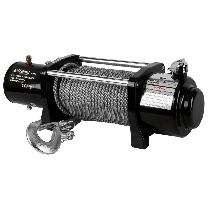 Elektrinė traukimo gervė KRAFT&DELE KD1564 (12 V, 4,3 t) 9 Elektrinė traukimo gervė KRAFT&DELE KD1564 (12 V, 4,3 t)
