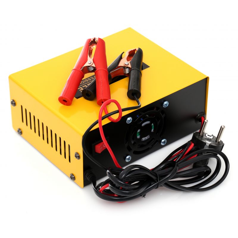 Akumuliatoriaus įkroviklis su mikroprocesoriumi 10A - KraftDele KD1919