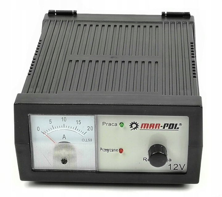 Akumuliatoriaus įkroviklis su srovės reguliavimu 12V/20A