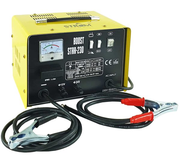 Akumuliatoriaus įkroviklis su užvedimo funkcija STROM ST230 (300 Ah)