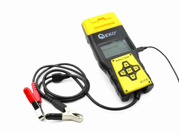 Skaitmeninis akumuliatorių testeris su spausdintuvu, 12V