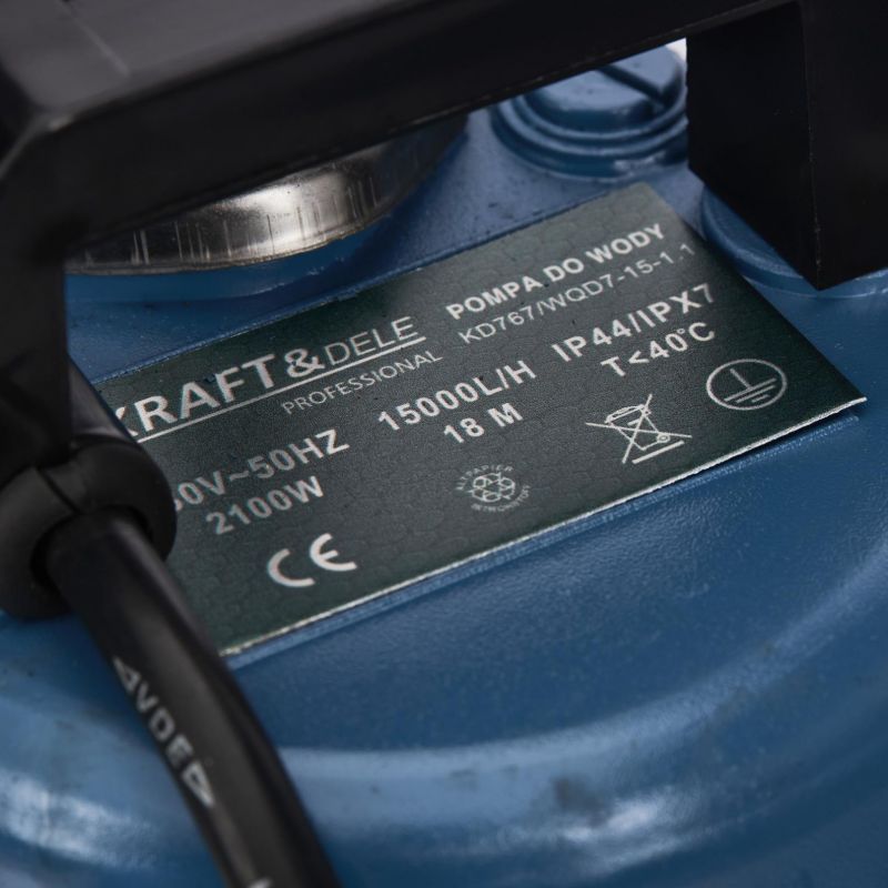 Elektrinis vandens siurblys KRAFT&DELE KD767 (2100 W)