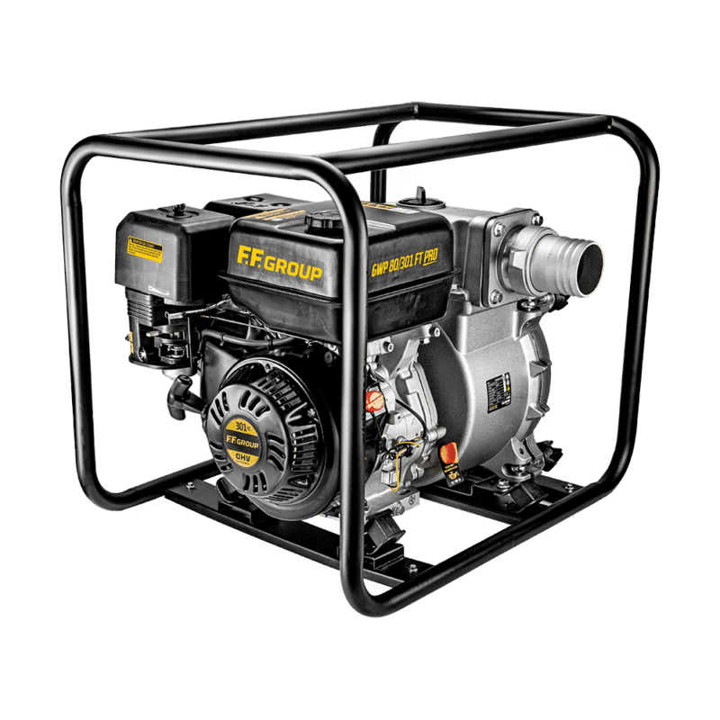 Benzininis vandens siurblys FF GROUP GWP 80/301 FT PRO (7,5 kW)