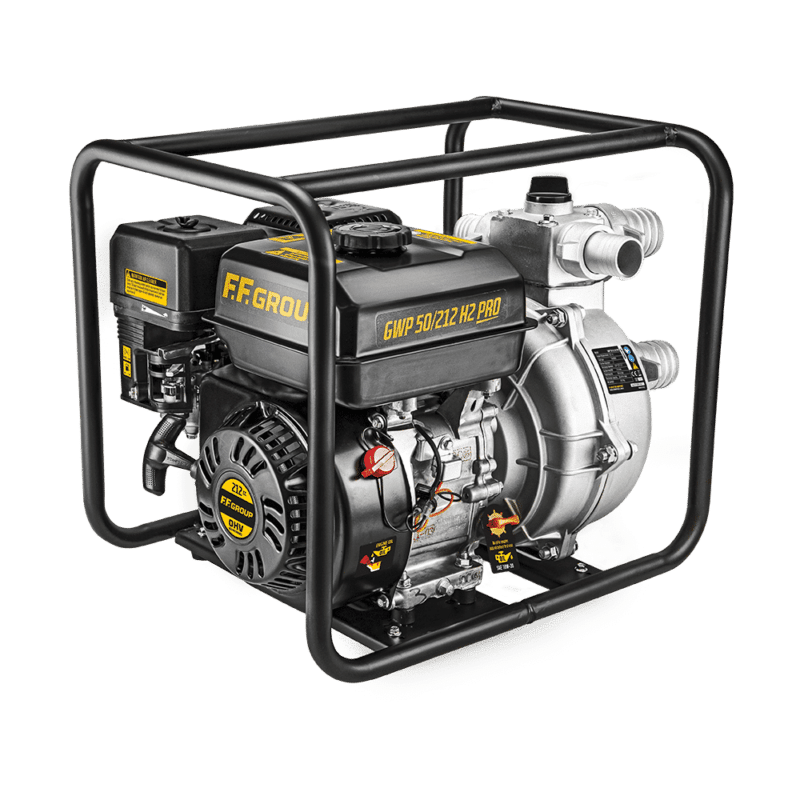 Benzininis vandens siurblys FF GROUP GWP 50/212 H2 PRO (5,2 kW)