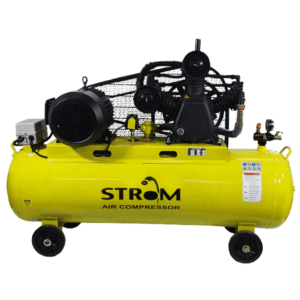 Trifazis oro kompresorius STROM V-0.9/12.5 (220 l, su diržine pavara)