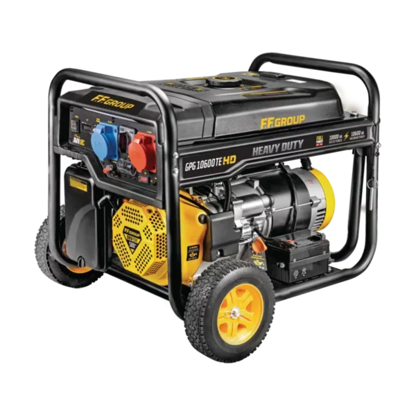 Benzininis generatorius FF GROUP GPG 10600TE HD (10,6 kW, trifazis)