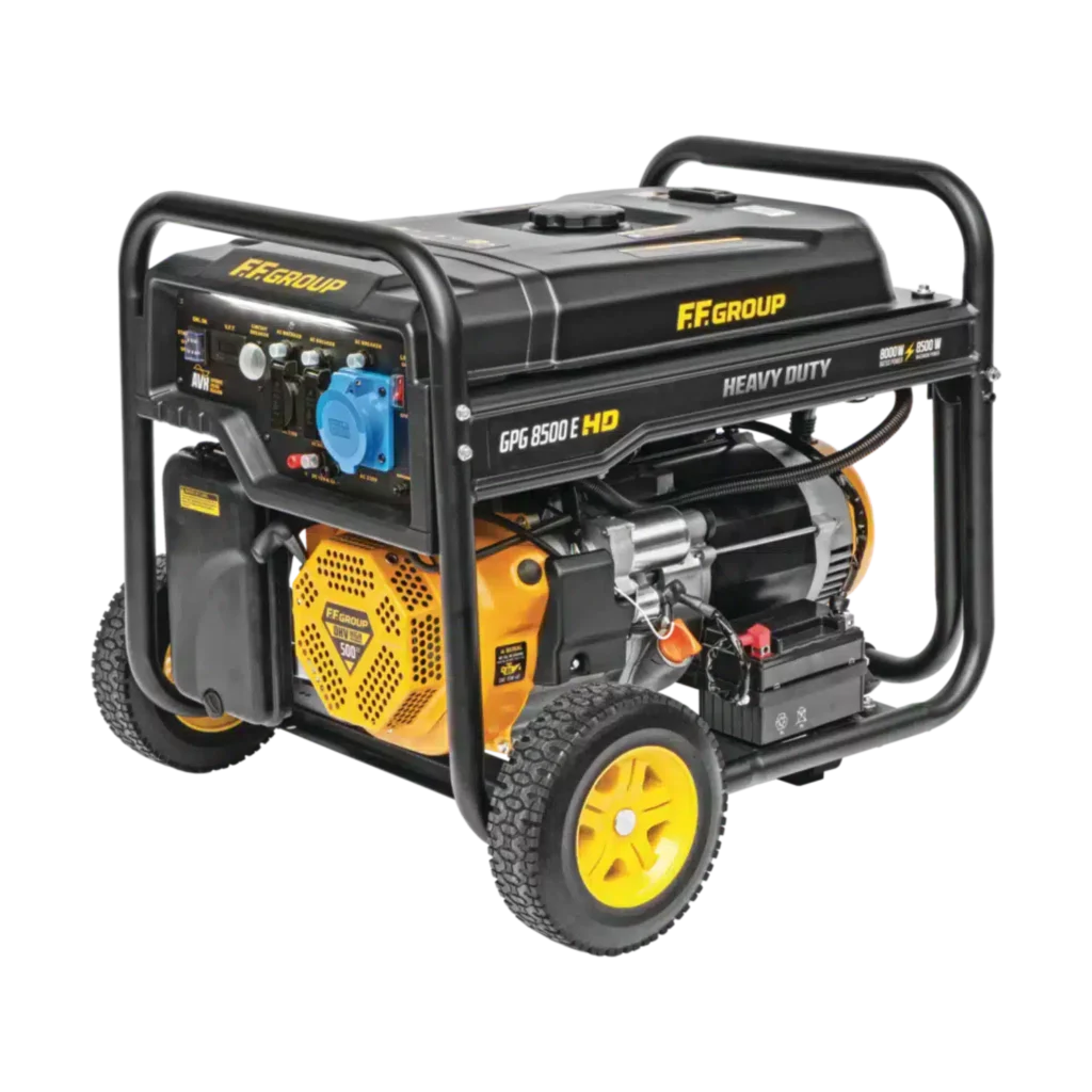 Benzininis generatorius FF GROUP GPG 8500 E HD (8,5 kW, trifazis)