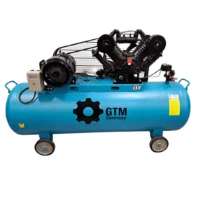 RS Technika | Sodui, statybai, autoservisui, ūkiui! 97 Trifazis oro kompresorius GTM MT500-4 (500 l, su diržine pavara)