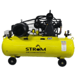 Trifazis oro kompresorius STROM V-0.9/12.5 (220 l, su diržine pavara)