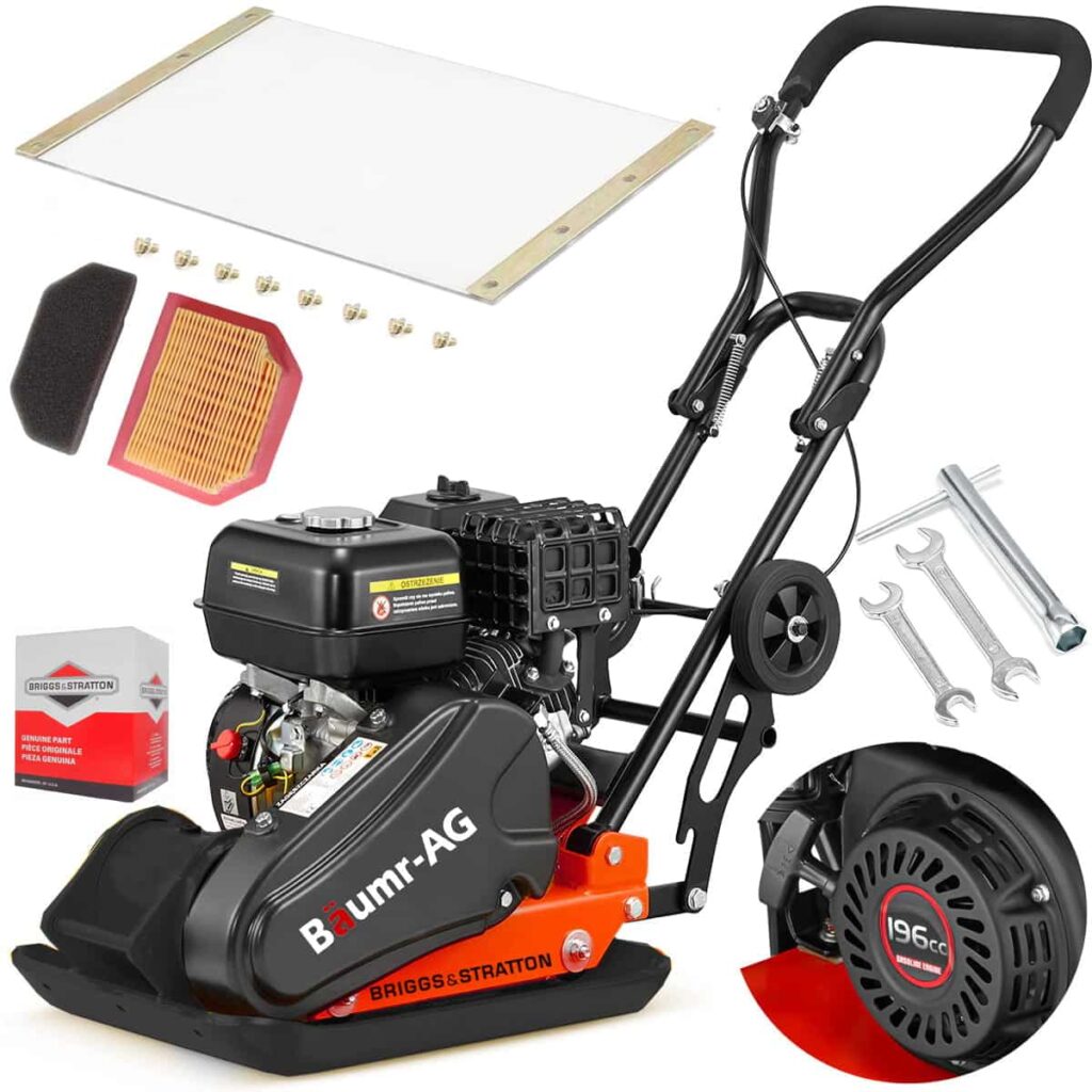 Vibroplokštė BAUMR-AG (78 kg, su Briggs&Stratton varikliu)