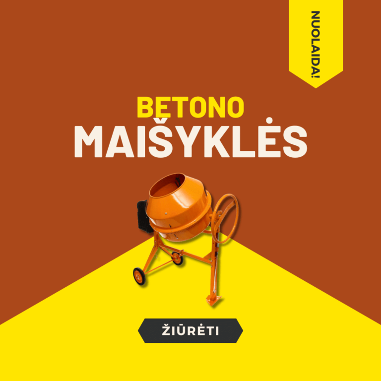 Betono maišyklės | RS Technika