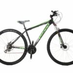 Dviratis COPPI SPARK (29" ratai, 21" rėmas, juoda su geltona)