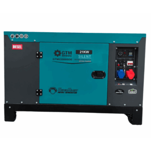 RS Technika | Sodui, statybai, autoservisui, ūkiui! 21 Dyzelinis generatorius GTM GTM22000SDE (21 kW, aušinamas skysčiu)