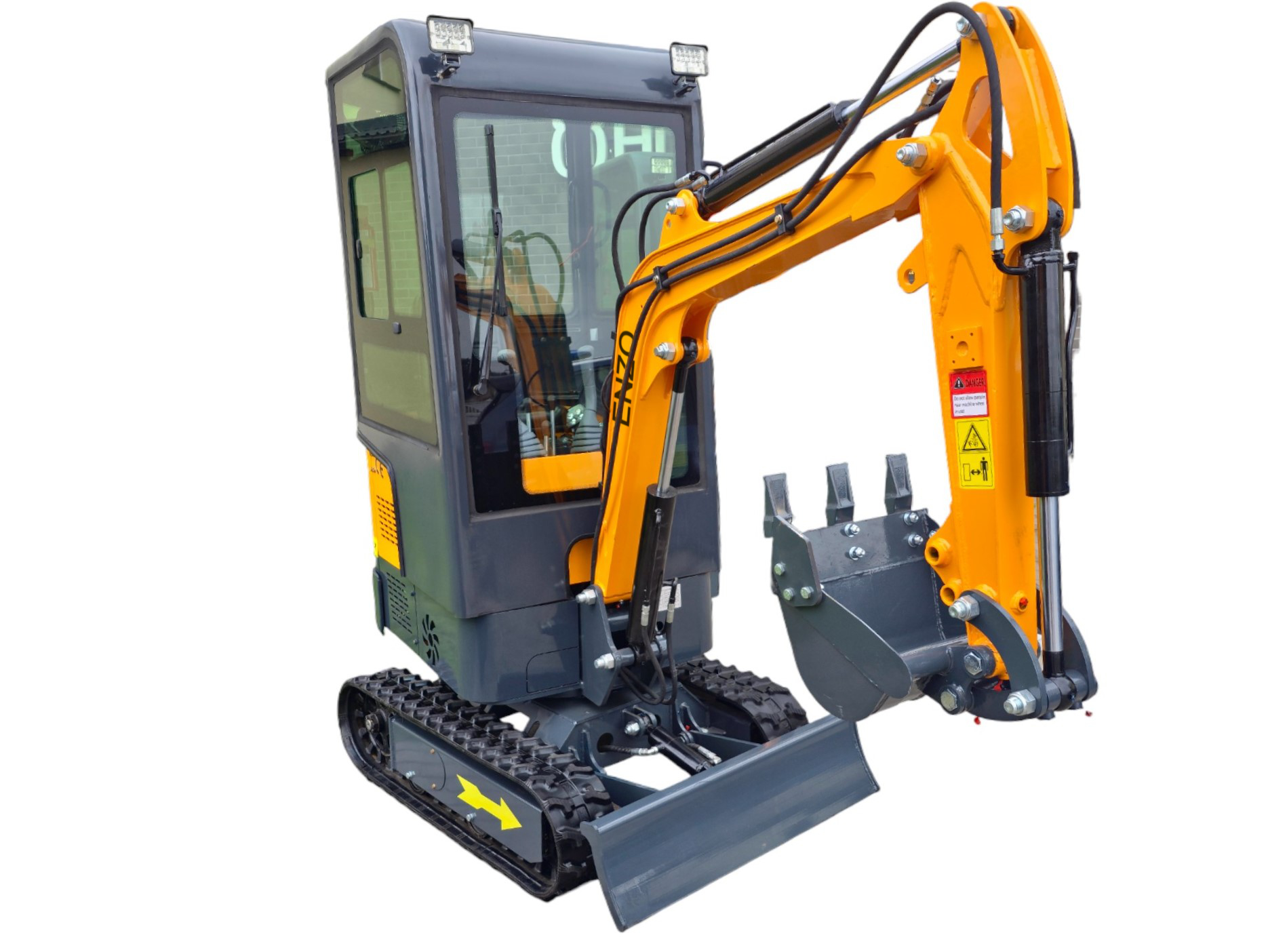 Mini ekskavatorius ENZO HT-10B (sustiprinta versija, 1 t) 11 Mini ekskavatorius ENZO HT-10B (sustiprinta versija, 1 t)