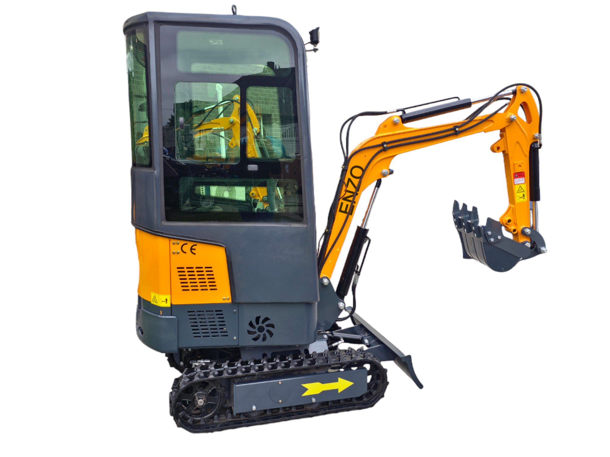 Mini ekskavatorius ENZO HT-10B (sustiprinta versija, 1 t) 9 Mini ekskavatorius ENZO HT-10B (sustiprinta versija, 1 t)