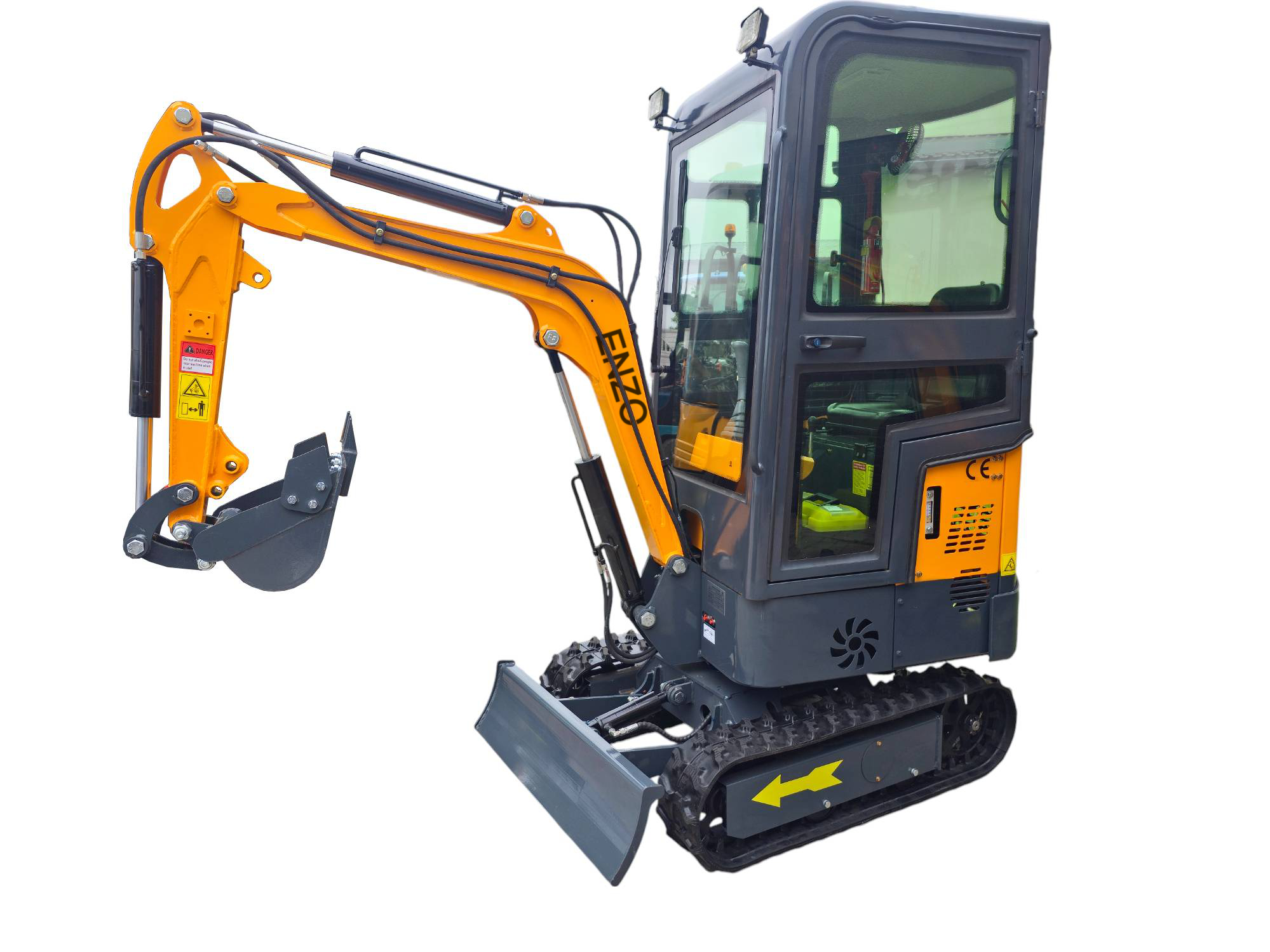 Mini ekskavatorius ENZO HT-10B (sustiprinta versija, 1 t) 5 Mini ekskavatorius ENZO HT-10B (sustiprinta versija, 1 t)