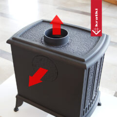 Ketaus krosnelė KRATKI K6 (8 kW)