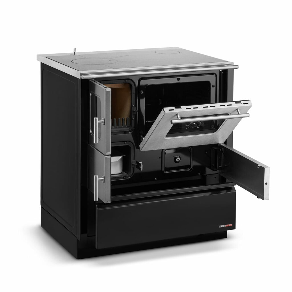 Krosnelė-viryklė ALFA PLAM ALFA INOX 75 (5,9 kW)