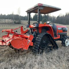 Naudotas traktorius KUBOTA GT21 (15 kW, su freza)
