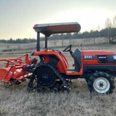 Naudotas traktorius KUBOTA GT21 (15 kW, su freza)