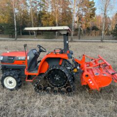 Naudotas traktorius KUBOTA GT21 (15 kW, su freza)