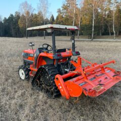 Naudotas traktorius KUBOTA GT21 (15 kW, su freza)