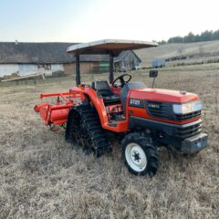Naudotas traktorius KUBOTA GT21 (15 kW, su freza)