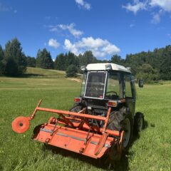 Naudotas traktorius KUBOTA GL33 (24 kW, su freza)