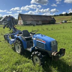 Naudotas traktorius ISEKI TF15F (11 kW, su freza ir vagojimo aparatu)