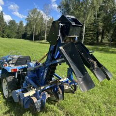 Naudotas traktorius ISEKI TF15F (11 kW, su freza ir vagojimo aparatu)