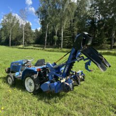 Naudotas traktorius ISEKI TF15F (11 kW, su freza ir vagojimo aparatu)