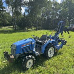 Naudotas traktorius ISEKI TF15F (11 kW, su freza ir vagojimo aparatu)