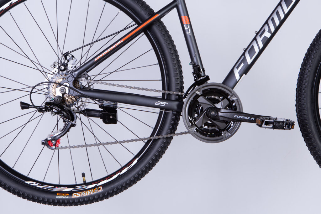 Dviratis FORMULA MOTION (29", 17", pilka) [2025 m. modelis]