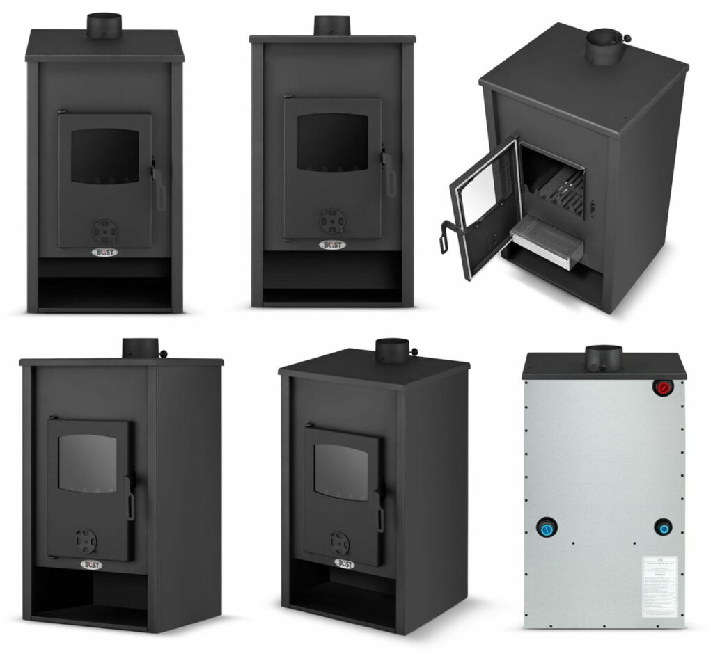 Krosnelė su vandens kontūru BLIST B2E (13 kW)