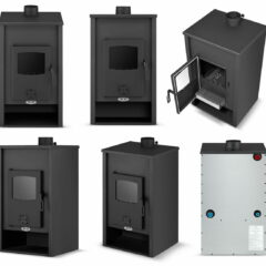 Krosnelė su vandens kontūru BLIST B2E (13 kW)