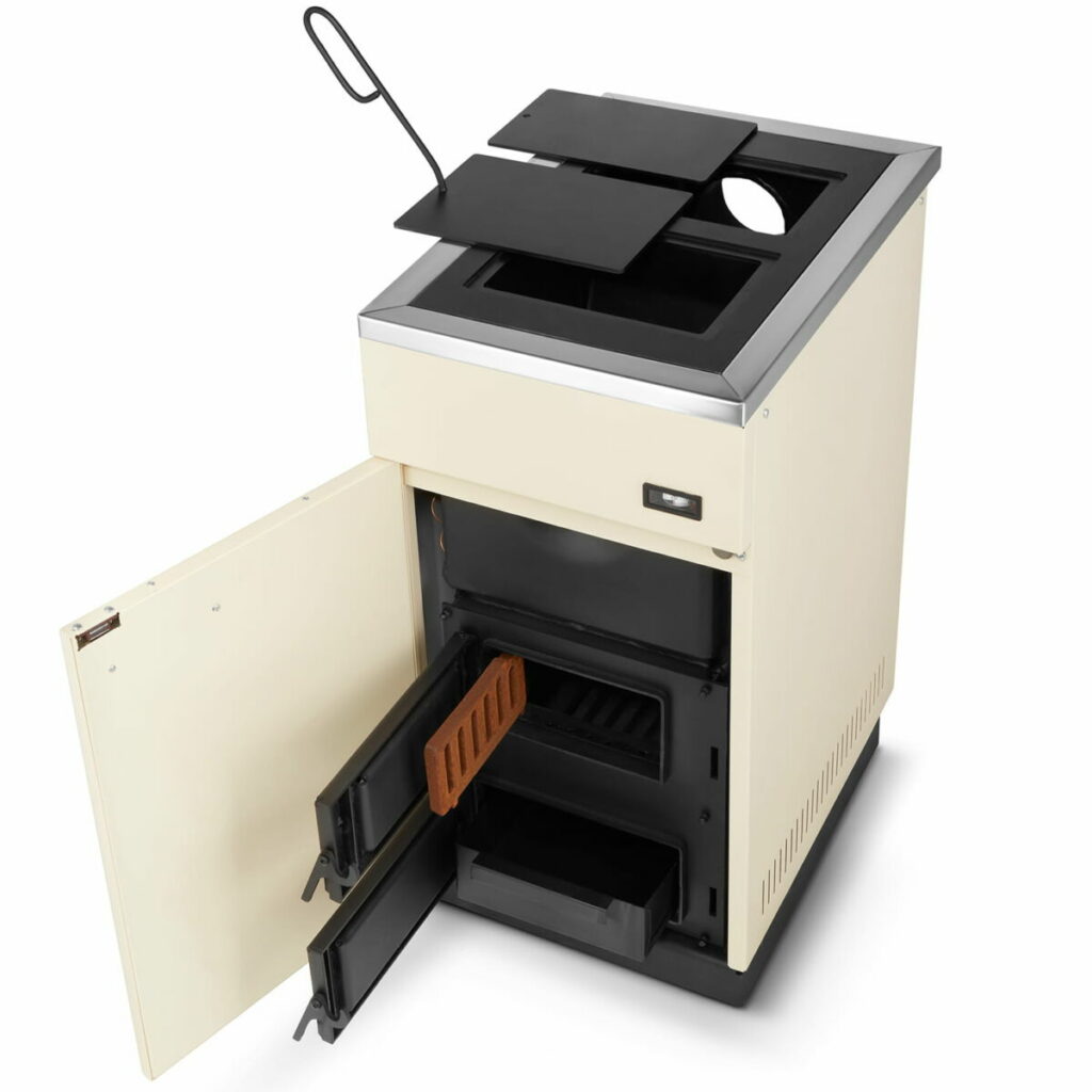 Krosnelė su vandens kontūru MEGAL M10 (10–17 kW)