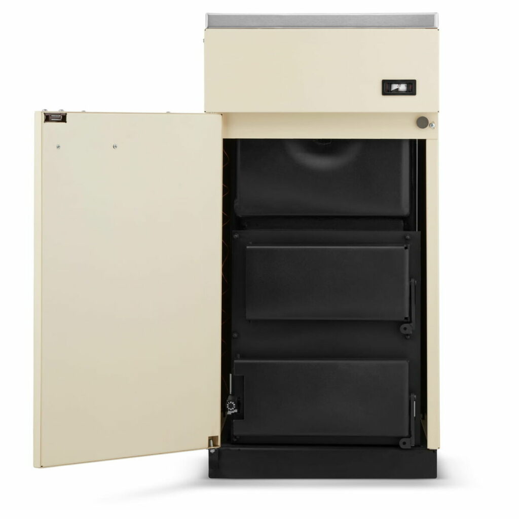 Krosnelė su vandens kontūru MEGAL (10–20 kW)