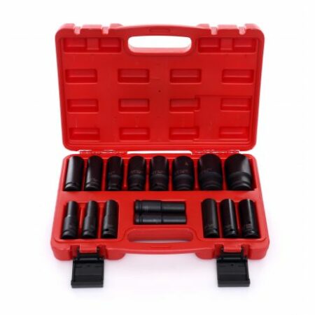 Smūginių galvučių rinkinys KRAFT&DELE KD10531 (16 vnt., 10–32 mm)