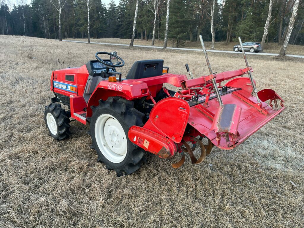 Naudotas traktorius MITUSBISHI MT16 (12 kW, su freza)