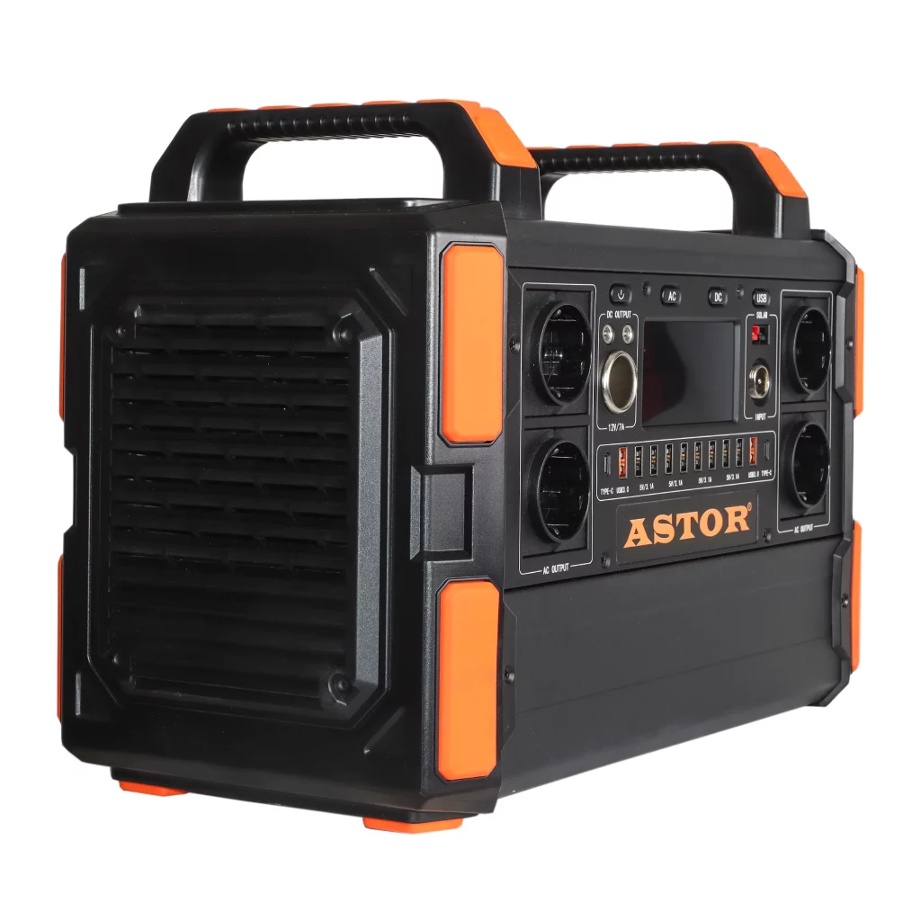 Išorinė baterija ASTOR-1000 (1000 W, 327,6 Ah)