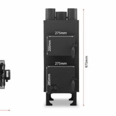 Krosnelė su ventiliatoriumi HIGHER PN1 (12 kW)