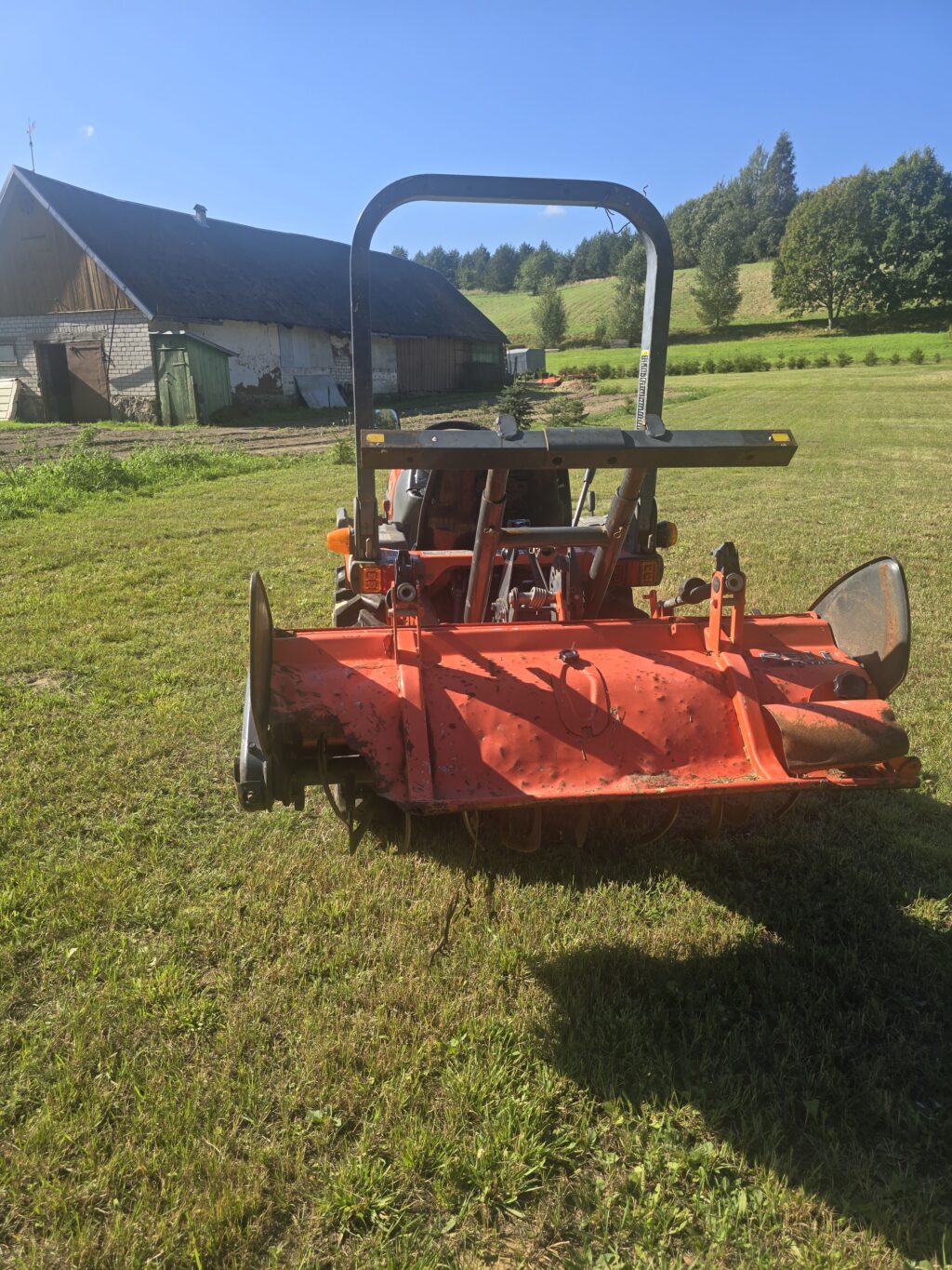 Naudotas traktorius KUBOTA GB13D (10 kW, su freza)
