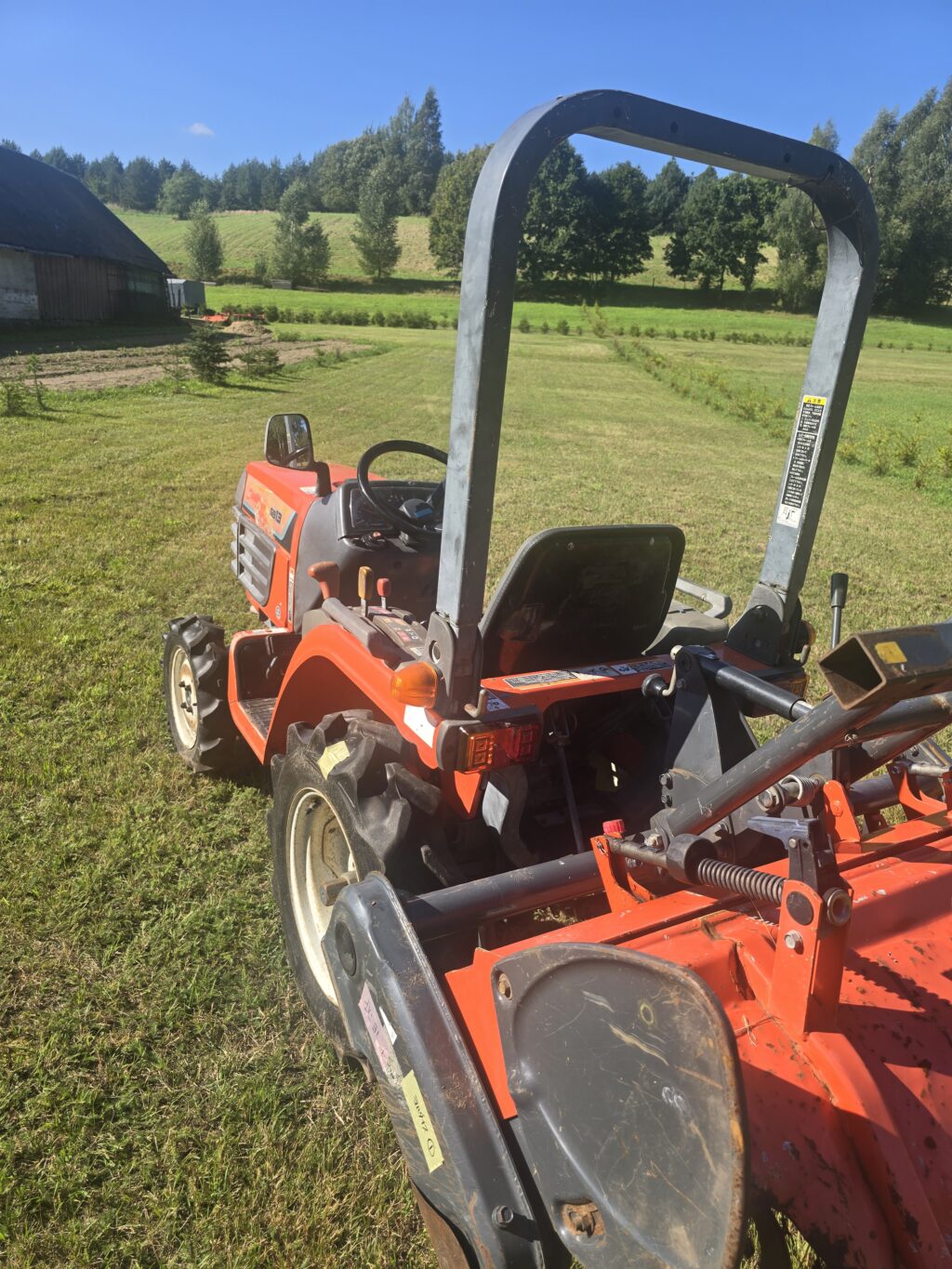 Naudotas traktorius KUBOTA GB13D (10 kW, su freza)